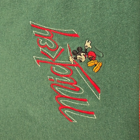 Vintage Mickey & Co Mickey Mouse green tshirt - Picture 3 of 6